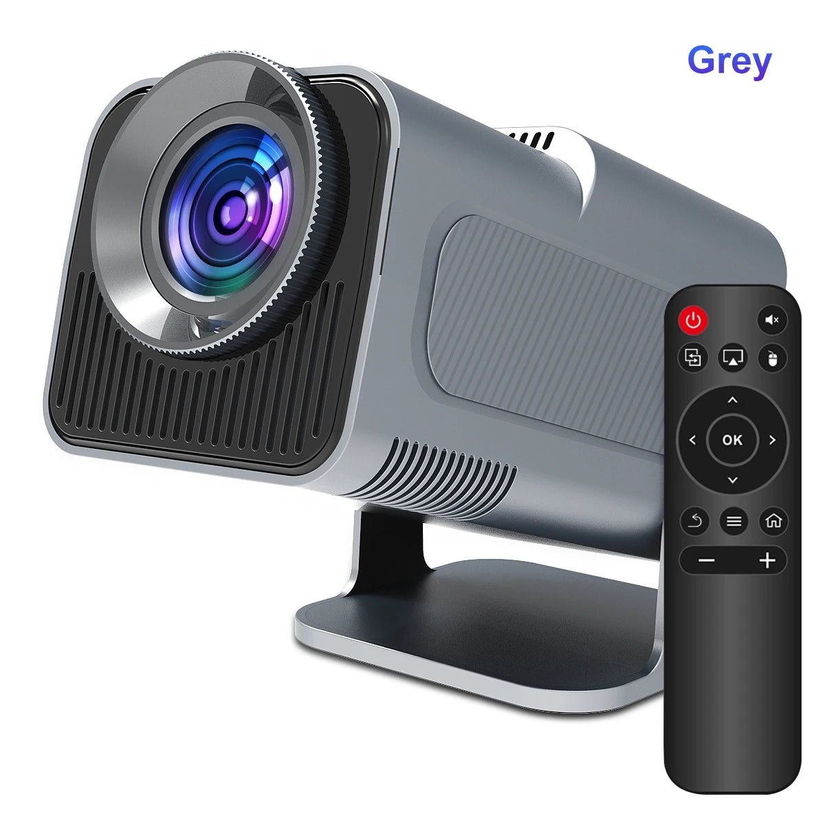 2025 4K Projector with Android 11, 1080p Resolution, Dual WiFi & Bluetooth - TechNova