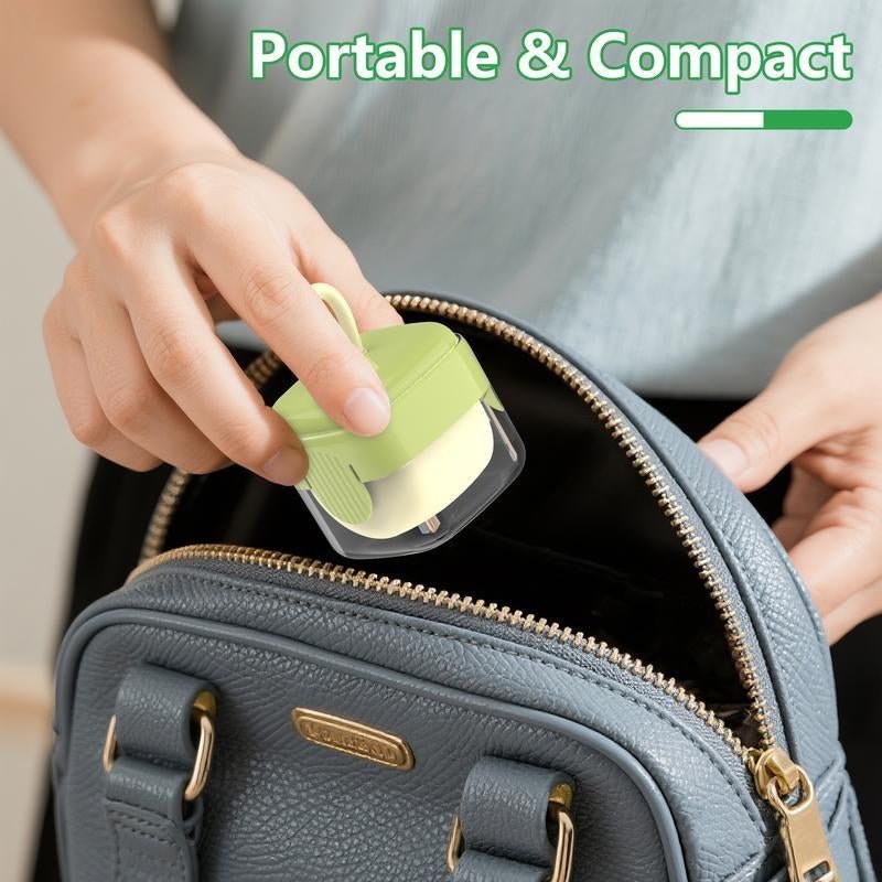 2 - Pack Reusable Mini Lint Rollers – Washable Sticky Removers for Pet Hair, Portable for Clothes, Travel & Household - TechNova