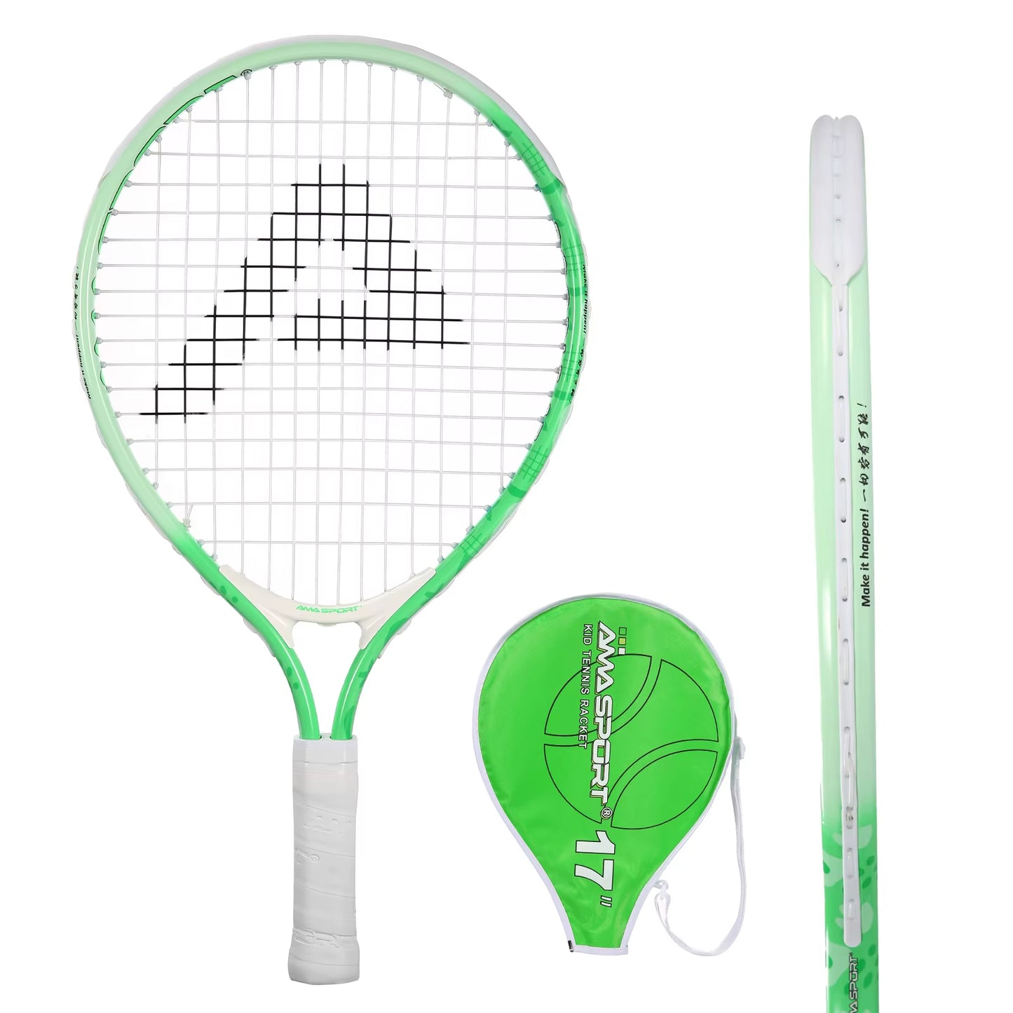 Tennis Rackets for Kids Aluminum Alloy 17'' with Cover Bag for Beginner Junior Children Tennis Racquet - TechNova