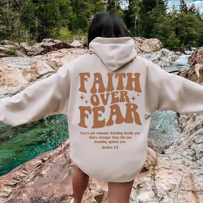 Christian Faith Sweatshirt - Trendy Religious Hoodie for Women - TechNova