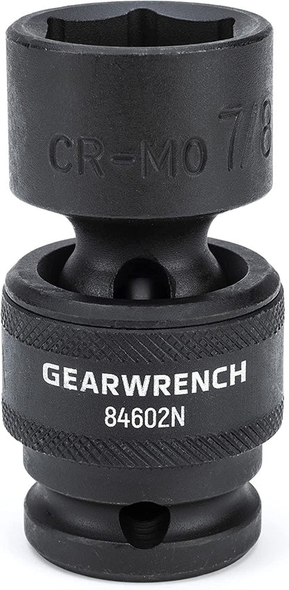 13 Pc. 1/2" Drive 6 Pt. Standard Universal Impact Socket Set, SAE - 84938N - TechNova