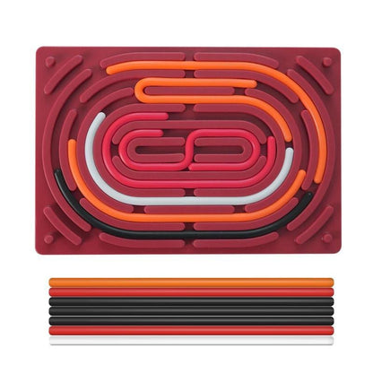 Sensory Activity Board Silicone Pad Early Learning Games Early Education Toys Party Favors for Christmas, Birthday, Halloween, Thanksgiving, School Day Kindergarten Activity Tools Stress Relief Quiet Toys - TechNova