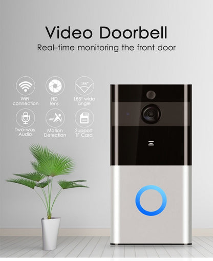 Marlboze 720P Wireless Doorbell with Motion Detection & Night View Camera - TechNova
