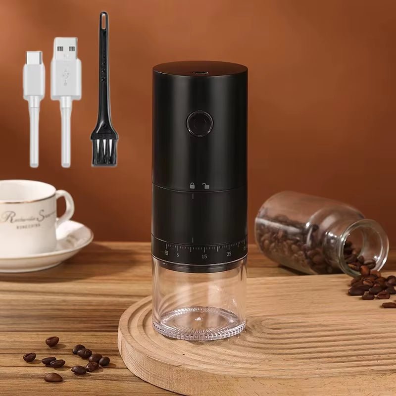 2024 Portable Electric Coffee Grinder with 38 Gears Adjustment and Long Battery Life - TechNova