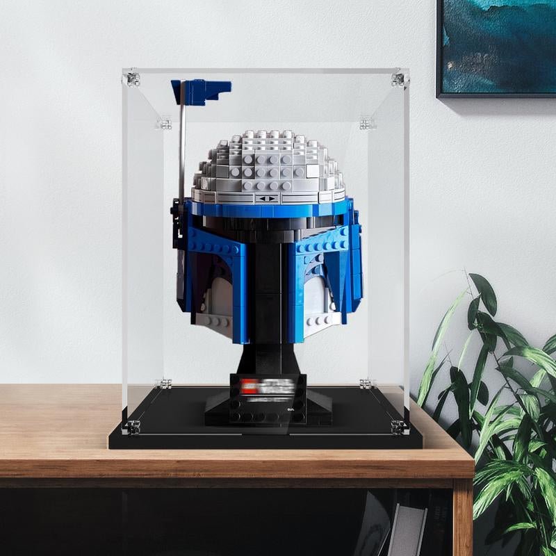 Display Case for Star - Wars Helmet, Display Box Compatible with Helmet 75429 76285 75349 75328 75304 75351 75327 76187 76182 76199 - TechNova