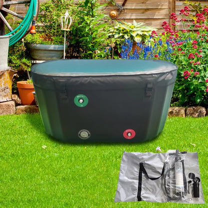 Ice Bath Tub Insulated Ice Cold Plunge Tub Outdoor Portable Ice Bath Pod for Athletes Cold Water Therapy Outdoor Cold Plunge Tub - TechNova