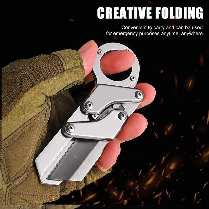 Outdoor Multi - Function EDC Mini Sharp Folding Knife, Mechanical Claw Knife, Fruit Knife - TechNova
