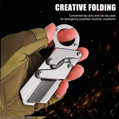 Outdoor Multi - Function EDC Mini Sharp Folding Knife, Mechanical Claw Knife, Fruit Knife - TechNova