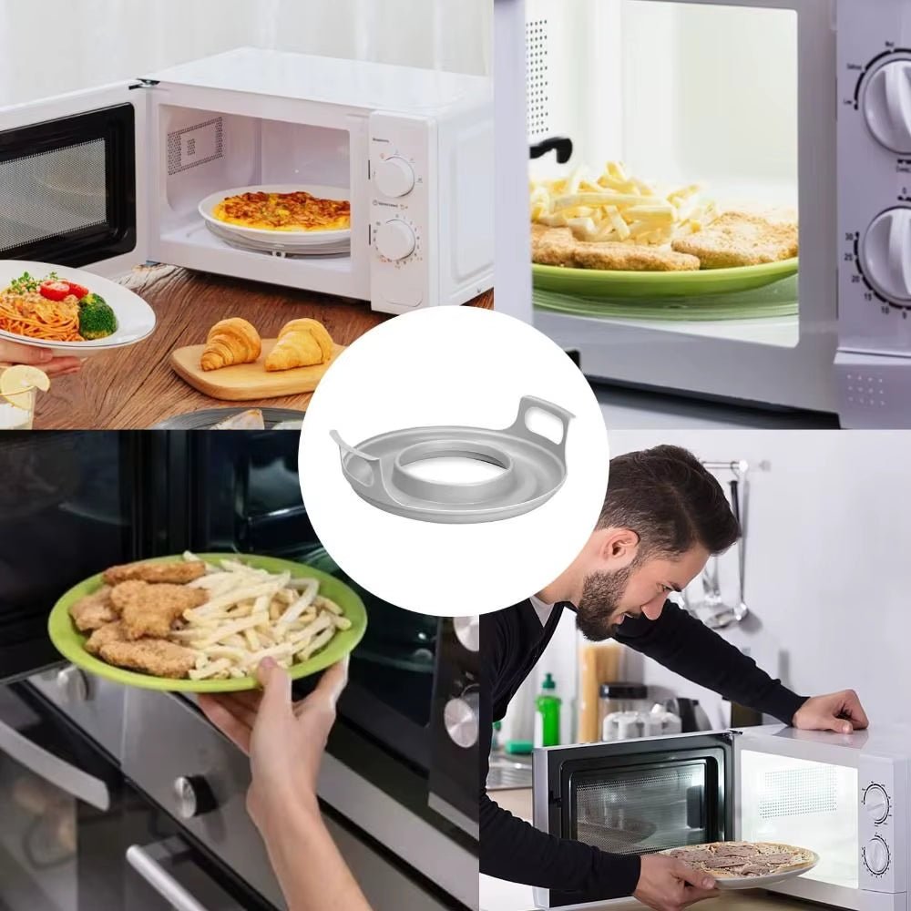 Microwave Plates Holder Heat Resistant Microwave Bowl Holder for Carrying Hot Food Home Cooking Supplies - TechNova