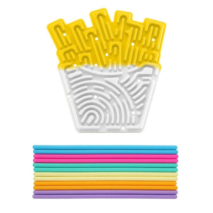 Sensory Activity Board Silicone Pad Early Learning Games Early Education Toys Party Favors for Christmas, Birthday, Halloween, Thanksgiving, School Day Kindergarten Activity Tools Stress Relief Quiet Toys - TechNova