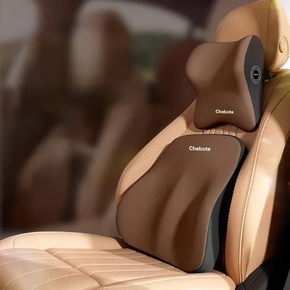 High Quality Memory Cotton Car Neck Pillow Waist Support Pad Headrest Waist Pillow Car - TechNova