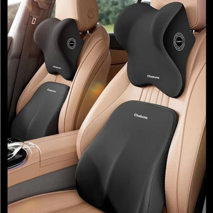 High Quality Memory Cotton Car Neck Pillow Waist Support Pad Headrest Waist Pillow Car - TechNova