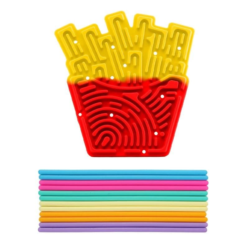 Sensory Activity Board Silicone Pad Early Learning Games Early Education Toys Party Favors for Christmas, Birthday, Halloween, Thanksgiving, School Day Kindergarten Activity Tools Stress Relief Quiet Toys - TechNova