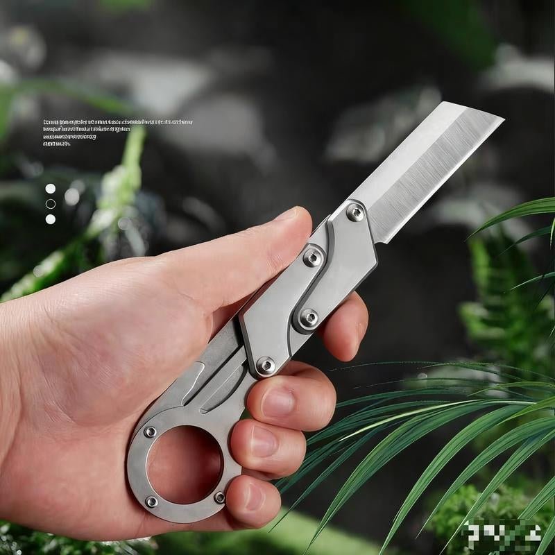 Outdoor Multi - Function EDC Mini Sharp Folding Knife, Mechanical Claw Knife, Fruit Knife - TechNova