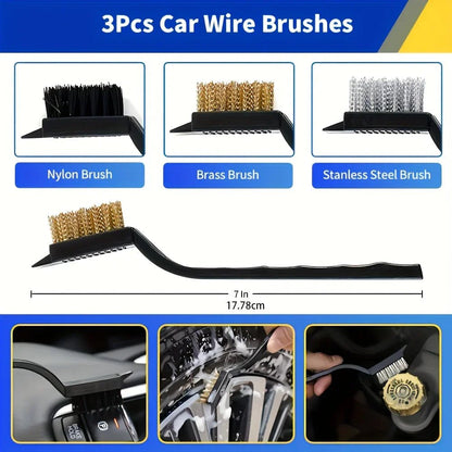 27 Pcs RV Car Wash & Repair Kit - Car Cleaning Supplies, Brush Set, Bathroom Accessories - TechNova