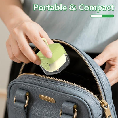 2 - Pack Reusable Mini Lint Rollers – Washable Sticky Removers for Pet Hair, Portable for Clothes, Travel & Household - TechNova