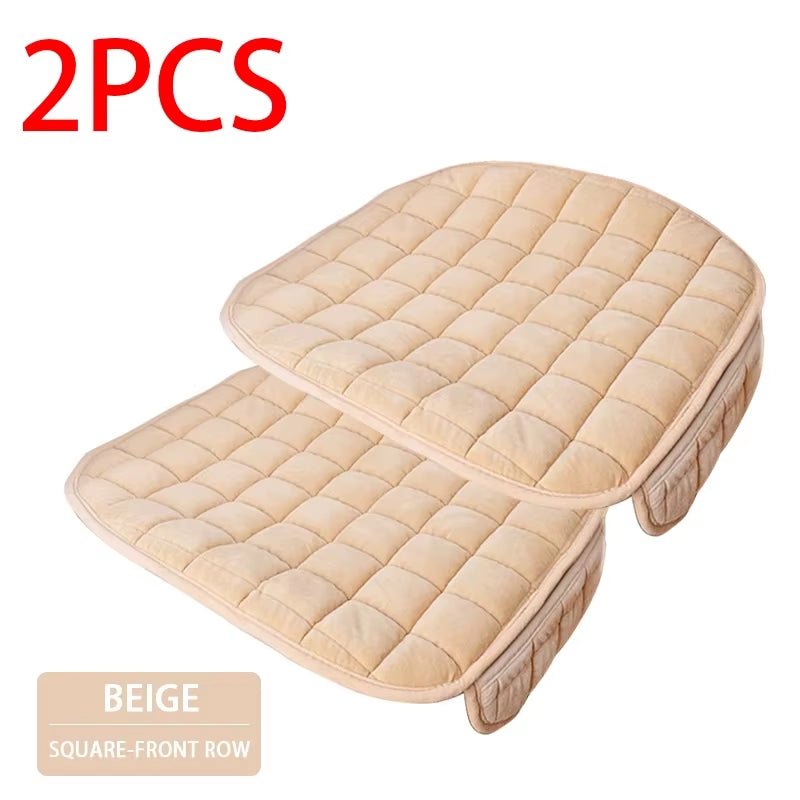 Winter Plush Car Seat Cover Warm Soft Auto Seat Cushion anti Slip Chair Protector Pad Universal for Most Car Models - TechNova