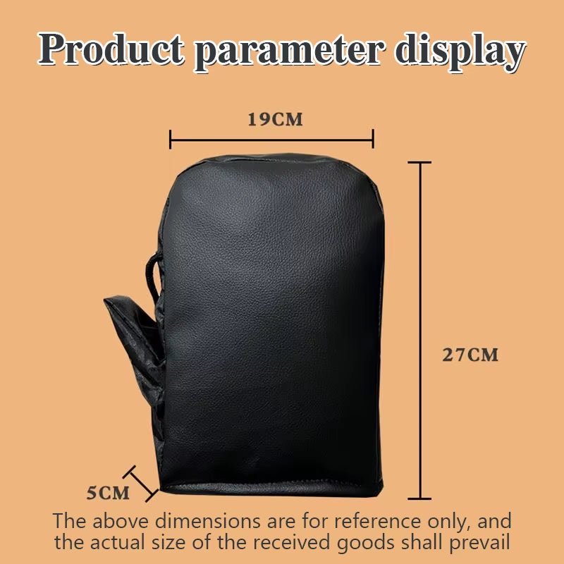 Waterproof Motorcycle Handlebar Muffs Winter Mitts Warm Gloves - Keep Hands Dry & Toasty! - TechNova