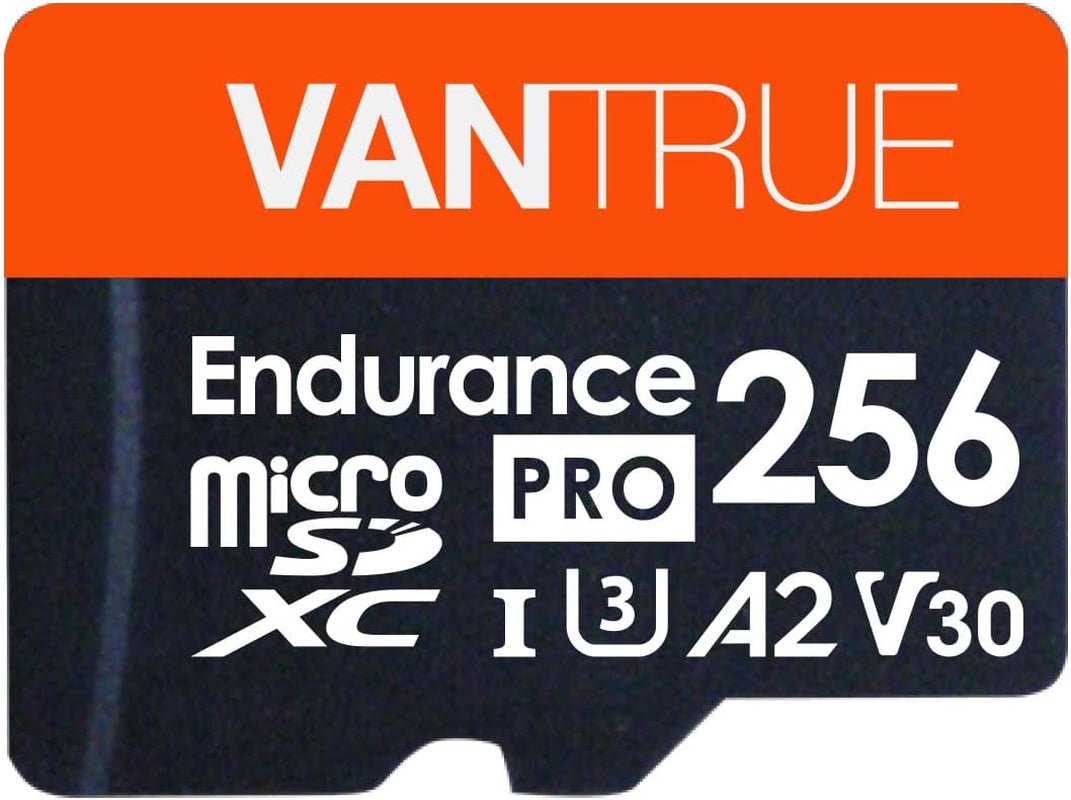 256GB Microsdxc UHS - I U3 4K UHD Video High Speed Transfer Monitoring SD Card with Adapter for Dash Cams, Body Cams, Action Camera, Surveillance & Security Cams - TechNova