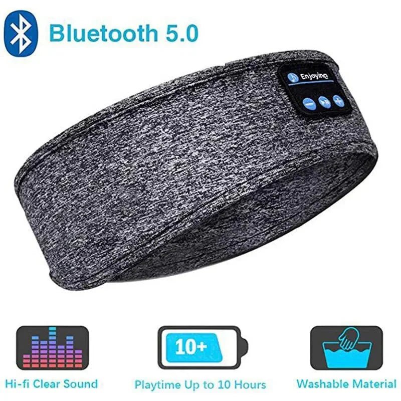 Bluetooth Sleep Headband – Wireless Headphones, Built - In Speakers, Comfortable Fabric, 10 - Hour Battery Life - TechNova