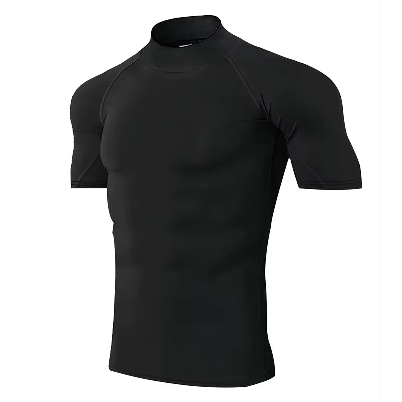 Men's Compression Sportswear Tee - Quick Dry Bodybuilding Workout Shirt - TechNova