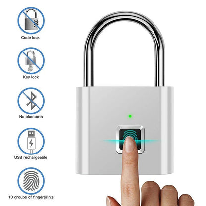 Smart Fingerprint Padlock - TechNova