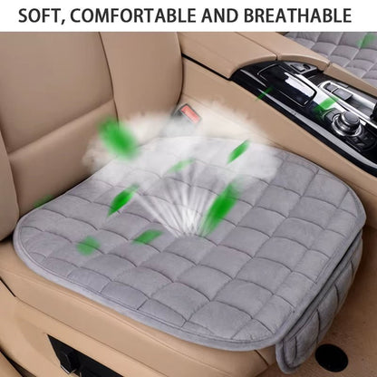 Winter Plush Car Seat Cover Warm Soft Auto Seat Cushion anti Slip Chair Protector Pad Universal for Most Car Models - TechNova