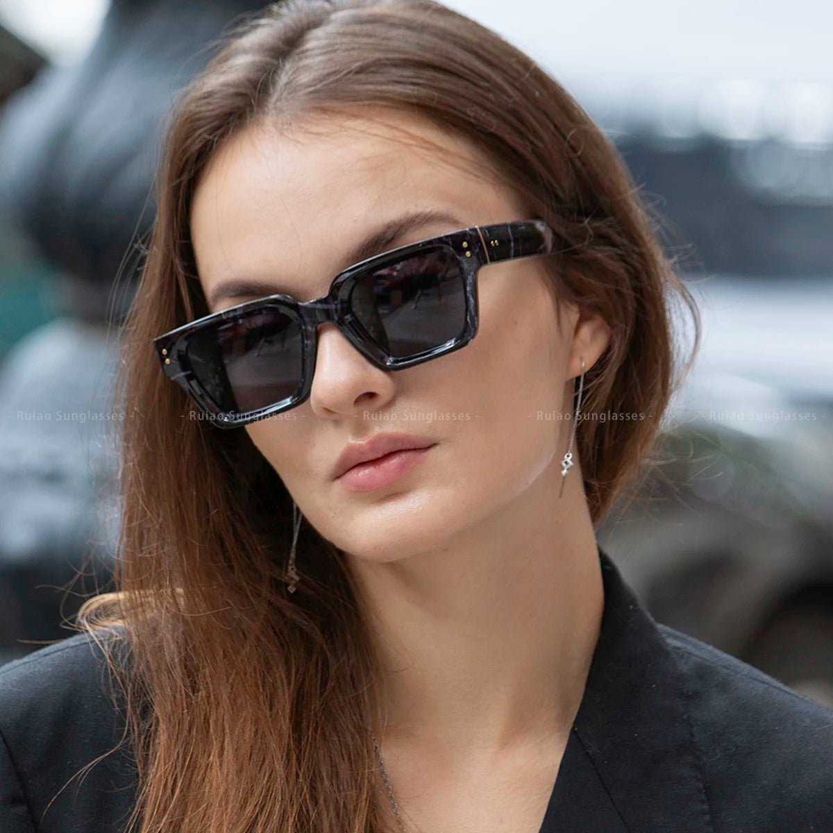 2025 Whole Luxury Premium Shades Designer Black Brand Sunglasses Mens Square Sun Glasses for Women - TechNova