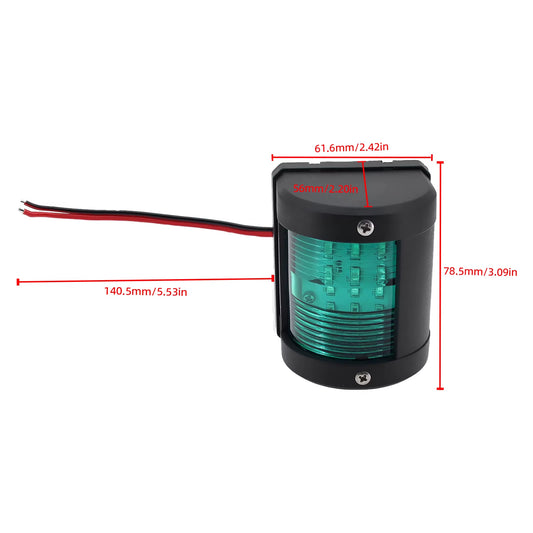 IP66 Waterproof LED Navigation Signal Light Marine Boat Yacht Accessories Marine Navigation Signal Lights 12V/24V - TechNova
