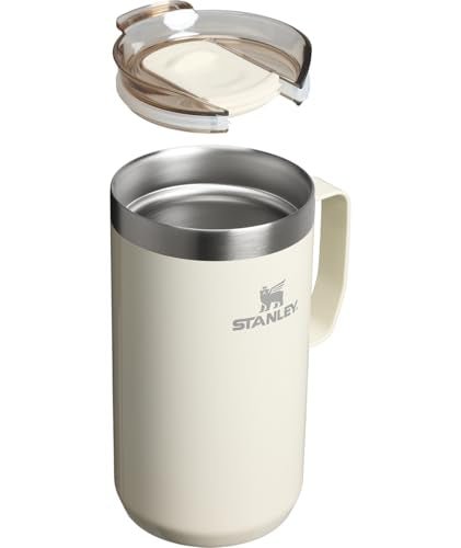 STANLEY Everyday Camp Mug | Drink Through Lid | Cup for Coffee, Tea and Drinks | Insulated Stainless Steel Coffee Mug | BPA - Free - TechNova