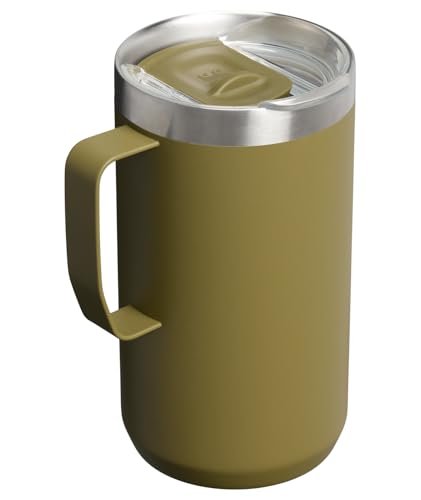 STANLEY Everyday Camp Mug | Drink Through Lid | Cup for Coffee, Tea and Drinks | Insulated Stainless Steel Coffee Mug | BPA - Free - TechNova
