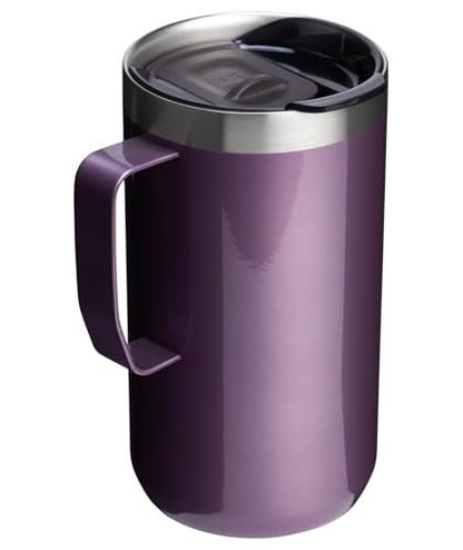 STANLEY Everyday Camp Mug | Drink Through Lid | Cup for Coffee, Tea and Drinks | Insulated Stainless Steel Coffee Mug | BPA - Free - TechNova