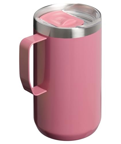 STANLEY Everyday Camp Mug | Drink Through Lid | Cup for Coffee, Tea and Drinks | Insulated Stainless Steel Coffee Mug | BPA - Free - TechNova