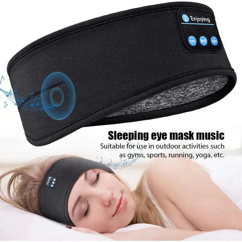 Bluetooth Sleep Headband – Wireless Headphones, Built - In Speakers, Comfortable Fabric, 10 - Hour Battery Life - TechNova