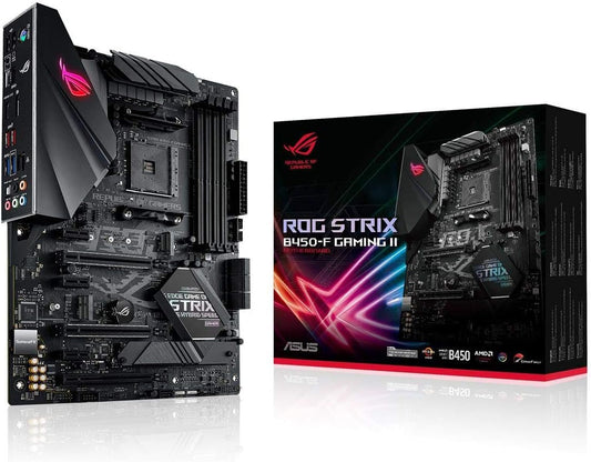 ROG Strix B450 - F Gaming II AMD AM4 (Ryzen 5000, 3Rd Gen Ryzen ATX Gaming Motherboard (8+4 Power Stages, HDMI 2.0B/Dp,2 X Pcie 3.0 X16, USB 3.2 Gen 2 Type - C, BIOS Flashback, 256Mb BIOS Flash ROM - TechNova