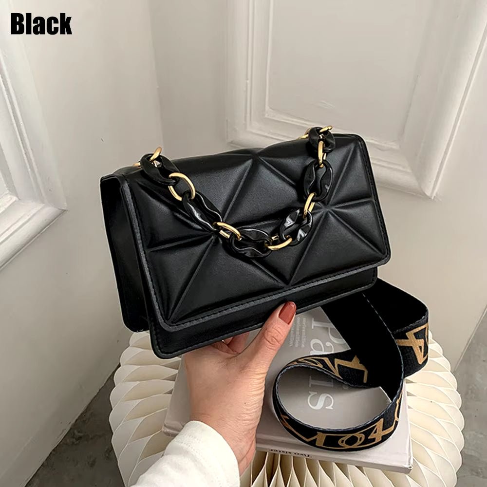 Fashion Women Shoulder Bag Handbags PU Leather Flap Bag Female Large Capacity Casual Crossobdy Clutch - TechNova