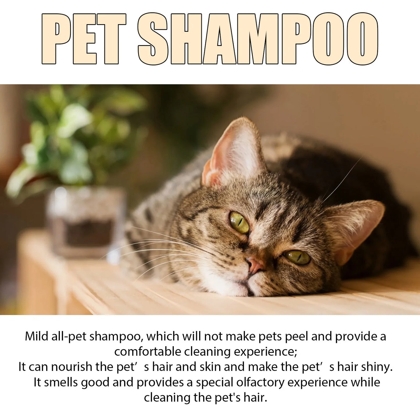 Flea-Killing Pet Shampoo for Dog Grooming - Soften Hair, Deodorize, Reduce Itching - TechNova