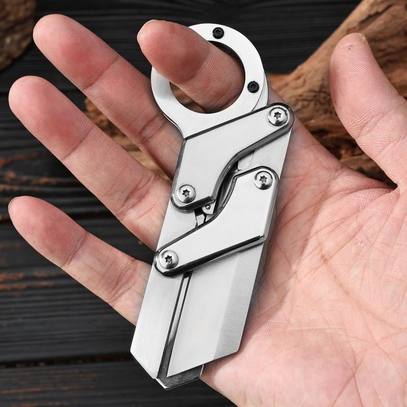 Outdoor Multi - Function EDC Mini Sharp Folding Knife, Mechanical Claw Knife, Fruit Knife - TechNova