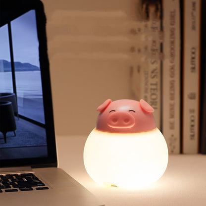 Pig Silicone Pat Lamp Bedroom Table Lamp Bedside Lamp - TechNova