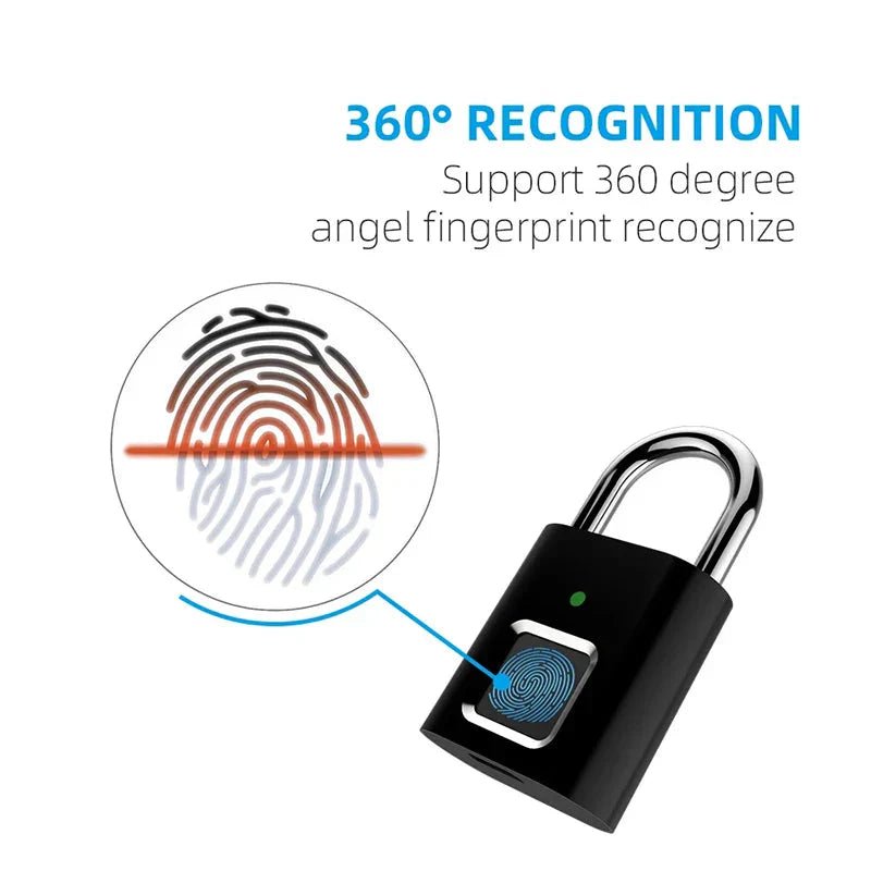Smart Fingerprint Padlock - TechNova