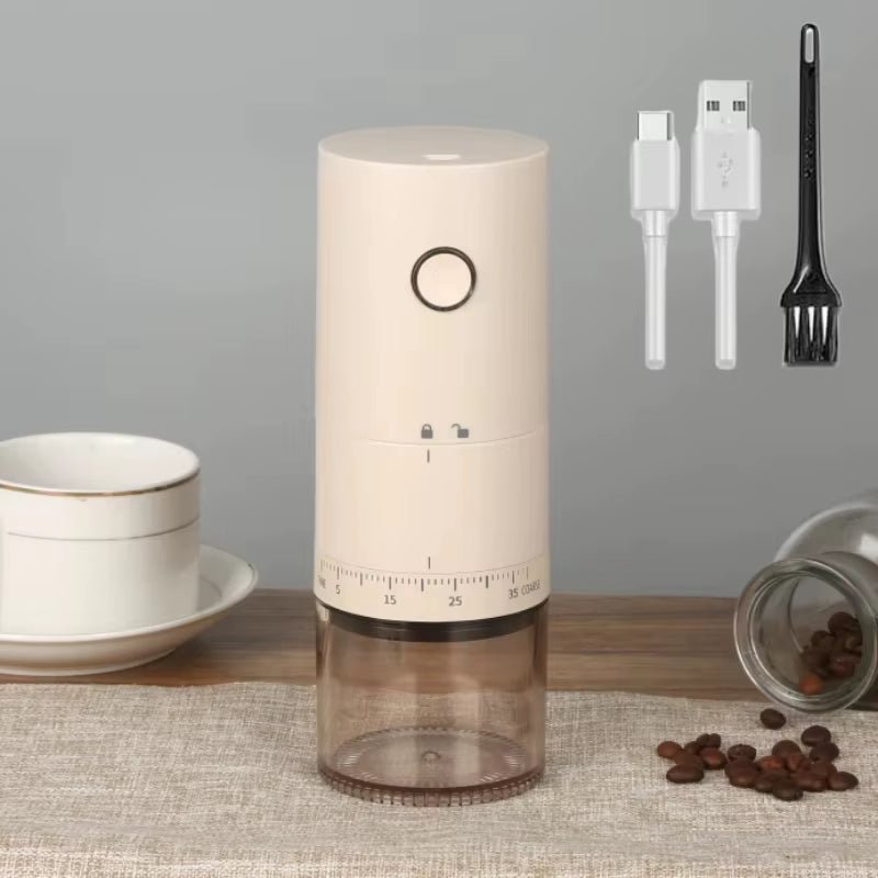 2024 Portable Electric Coffee Grinder with 38 Gears Adjustment and Long Battery Life - TechNova