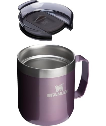 STANLEY Everyday Camp Mug | Drink Through Lid | Cup for Coffee, Tea and Drinks | Insulated Stainless Steel Coffee Mug | BPA - Free - TechNova