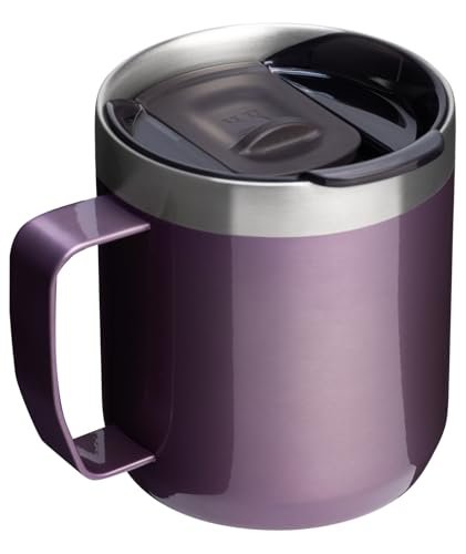 STANLEY Everyday Camp Mug | Drink Through Lid | Cup for Coffee, Tea and Drinks | Insulated Stainless Steel Coffee Mug | BPA - Free - TechNova