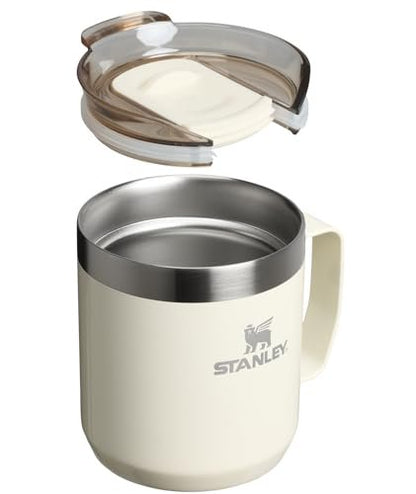 STANLEY Everyday Camp Mug | Drink Through Lid | Cup for Coffee, Tea and Drinks | Insulated Stainless Steel Coffee Mug | BPA - Free - TechNova