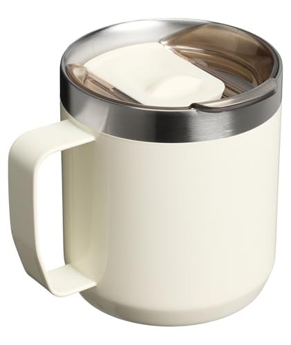 STANLEY Everyday Camp Mug | Drink Through Lid | Cup for Coffee, Tea and Drinks | Insulated Stainless Steel Coffee Mug | BPA - Free - TechNova