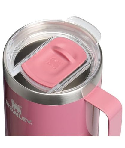 STANLEY Everyday Camp Mug | Drink Through Lid | Cup for Coffee, Tea and Drinks | Insulated Stainless Steel Coffee Mug | BPA - Free - TechNova