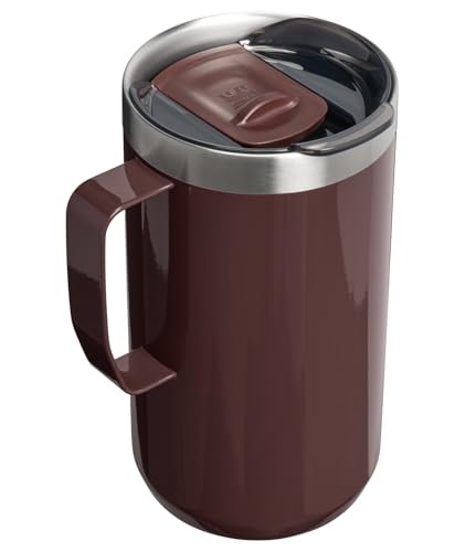 STANLEY Everyday Camp Mug | Drink Through Lid | Cup for Coffee, Tea and Drinks | Insulated Stainless Steel Coffee Mug | BPA - Free - TechNova