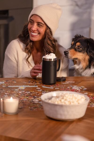 STANLEY Everyday Camp Mug | Drink Through Lid | Cup for Coffee, Tea and Drinks | Insulated Stainless Steel Coffee Mug | BPA - Free - TechNova