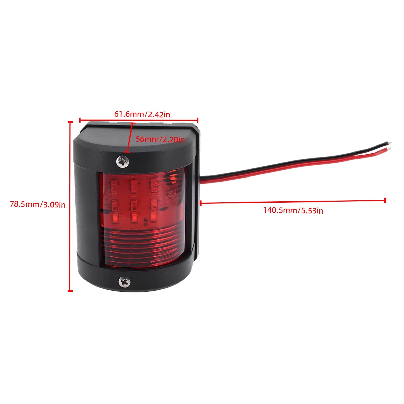 IP66 Waterproof LED Navigation Signal Light Marine Boat Yacht Accessories Marine Navigation Signal Lights 12V/24V - TechNova