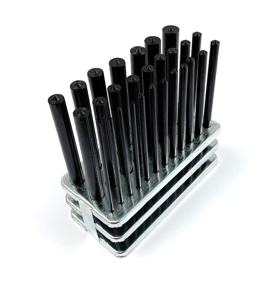 8600 - 0041 28 Piece Transfer Punch Set, 3/32" - 1/2" - TechNova